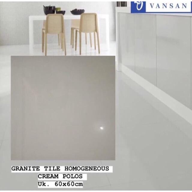 Jual GRANITE TILE HOMOGENEOUS CREAM POLOS MURAHH Shopee Indonesia