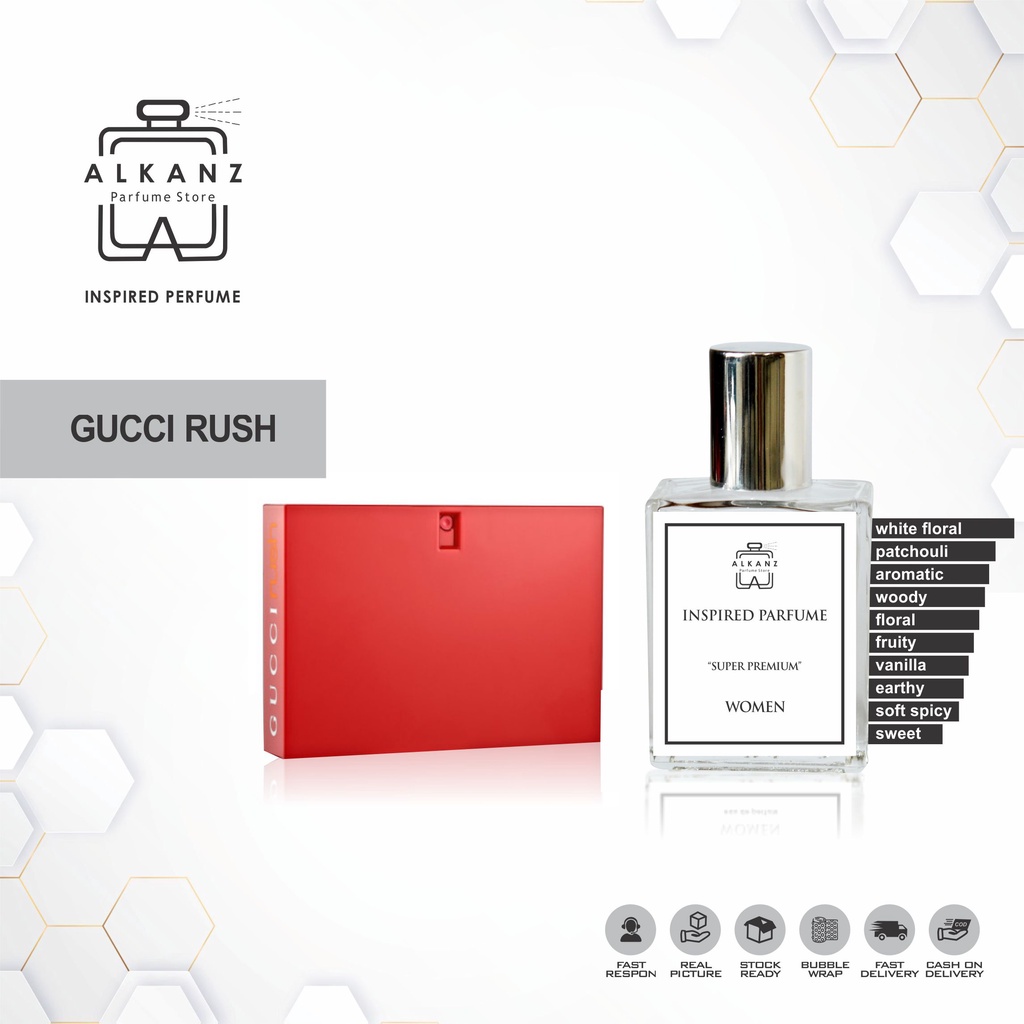 Jual Inspired Parfum Gucci Rush II By ALKANZ Parfume Farfum Minyak Wangi Tahan Lama Wanita Cewek EDP Shopee Indonesia