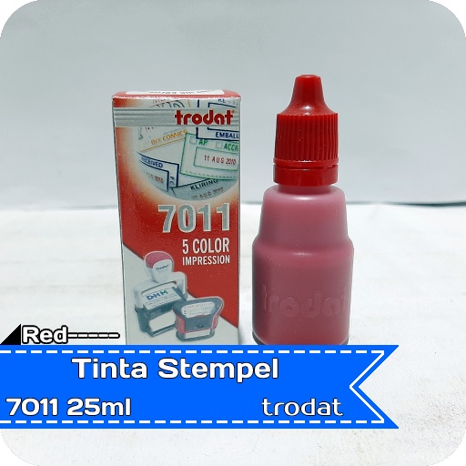 Jual Tinta Stempel Warna Stamp Ink Color 25ml Trodat 7011 | Shopee ...