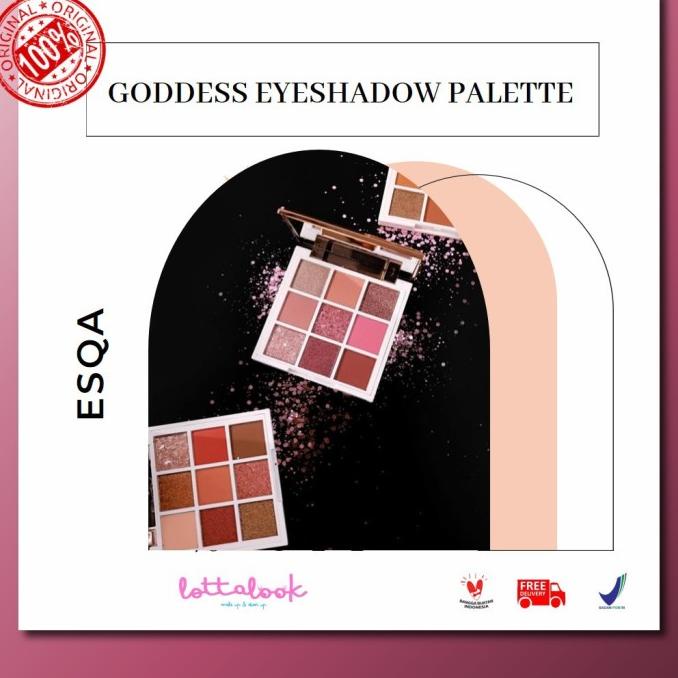 Jual ESQA GODDESS EYESHADOW PALETTE PEACH BRONZE PINK Shopee Indonesia