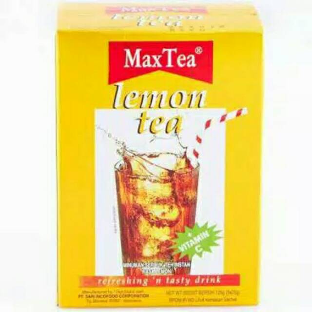 Jual Max Tea Lemon Tea ( isi 5 sachet @ 25 gram ) | Shopee Indonesia