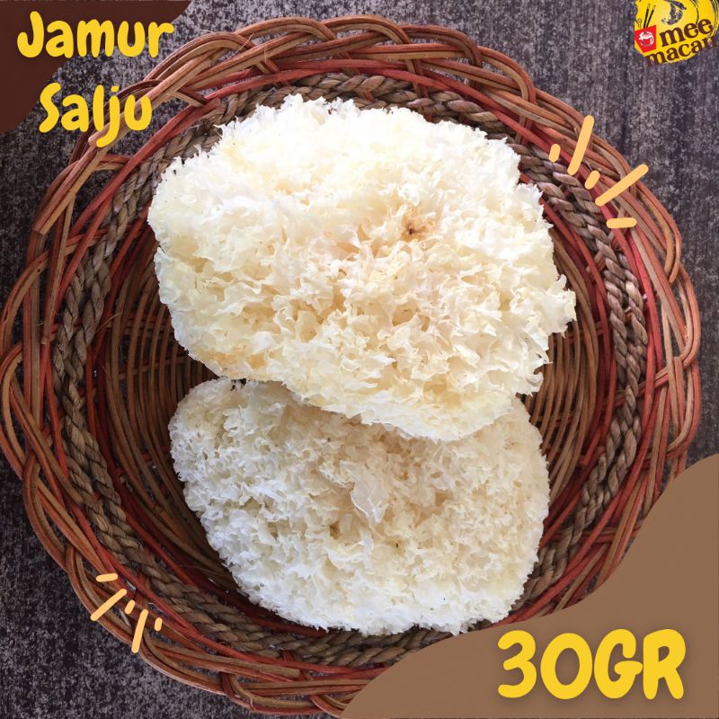 Jual Jamur Salju Es Putih Kering White Fungus Bai Mu Er Snow Mushroom