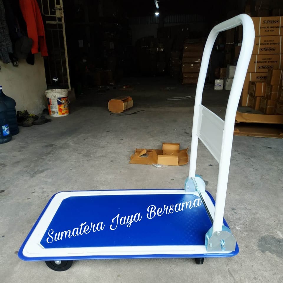 Jual Troli Dorong Lipat Kg Hand Truck Lori Alat Angkut Barang Trolly Shopee Indonesia