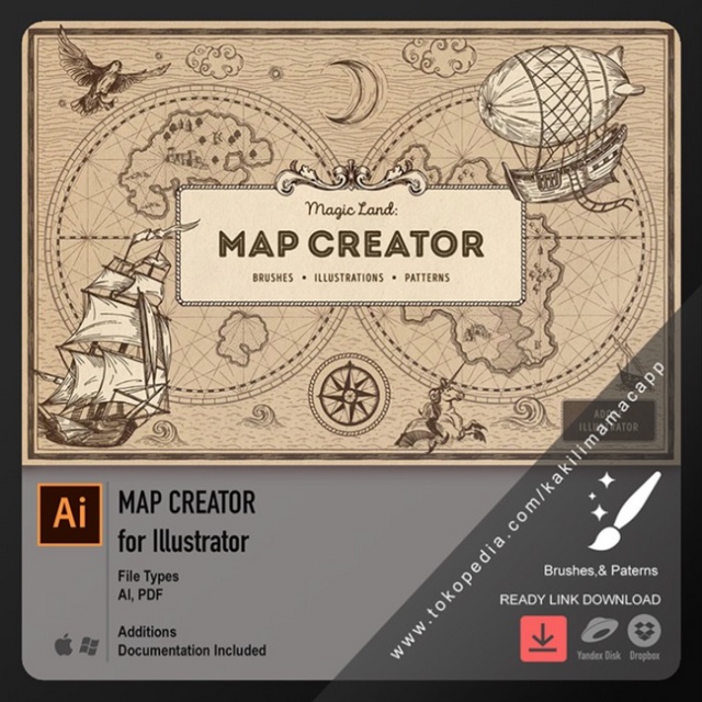 Jual Map Creator for Illustrator | Shopee Indonesia
