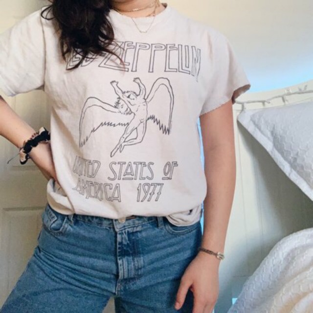 Led zeppelin t shirt brandy melville best sale