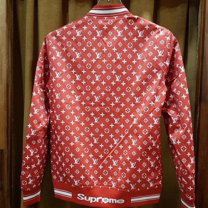 Jaket lv supreme shop original