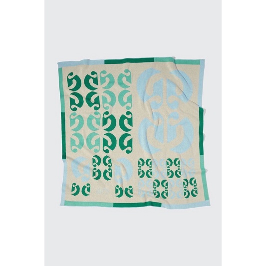 Glossier outlet Field Greens Blanket NEW