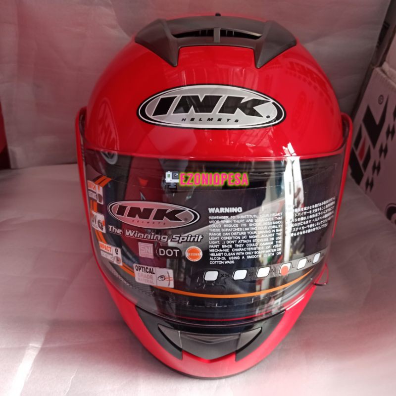 Jual HELM INK CL MAX SOLID WHITE PUTIH | Shopee Indonesia