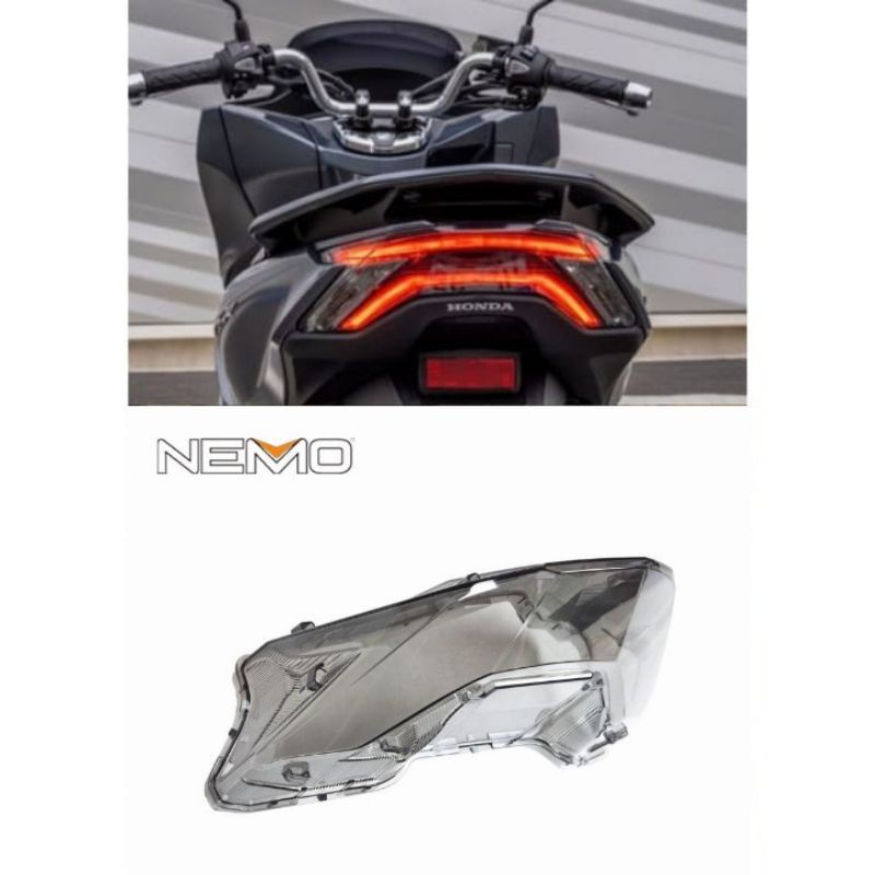 Jual Mika Lampu Belakang Smoke Pcx Mika Lampu Stop Honda Pcx New Smoke Nemo Shopee