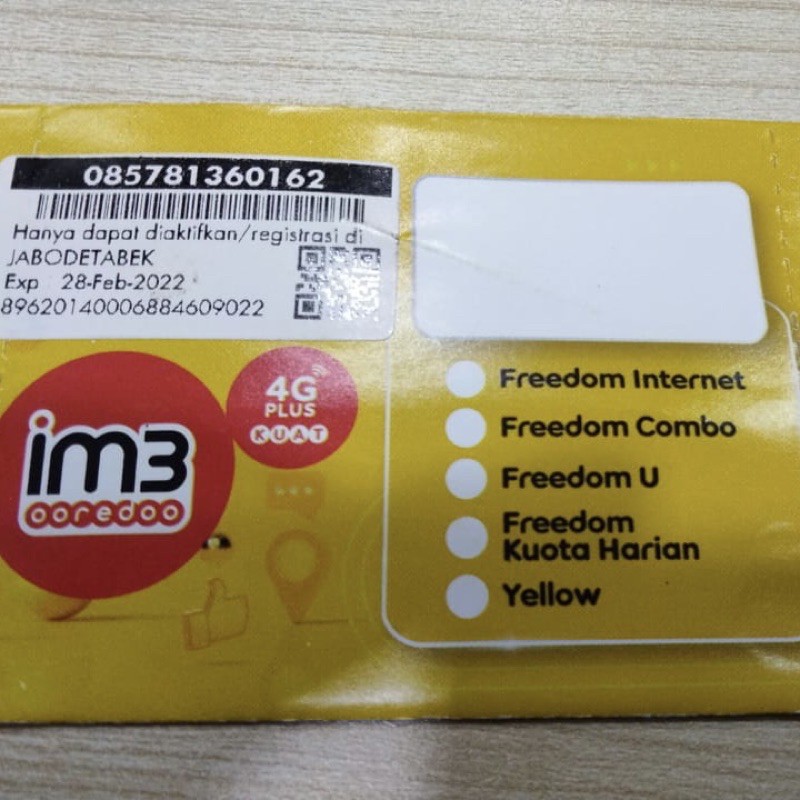 Jual Simcard IM3 Khusus CCTV 3G | Shopee Indonesia