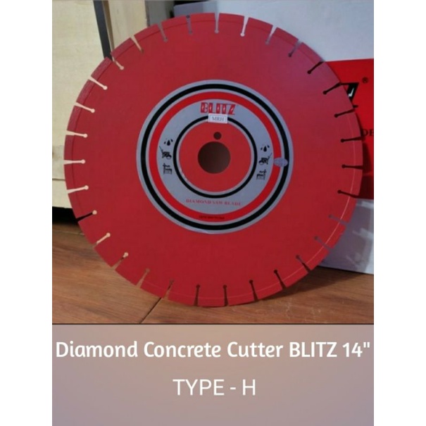 Jual Mata Pisau Potong Beton Aspal Inch Blitz Diamond Concrete Cutter Dry Type H Shopee