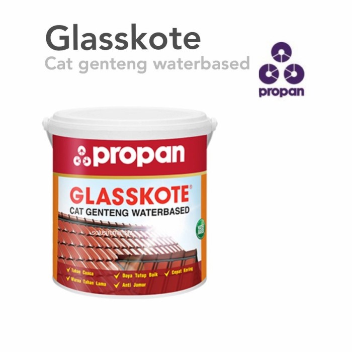 Jual Cat Genteng Waterbased Propan Glasskote 3041 Wb 25lt Terracota Shopee Indonesia 7462