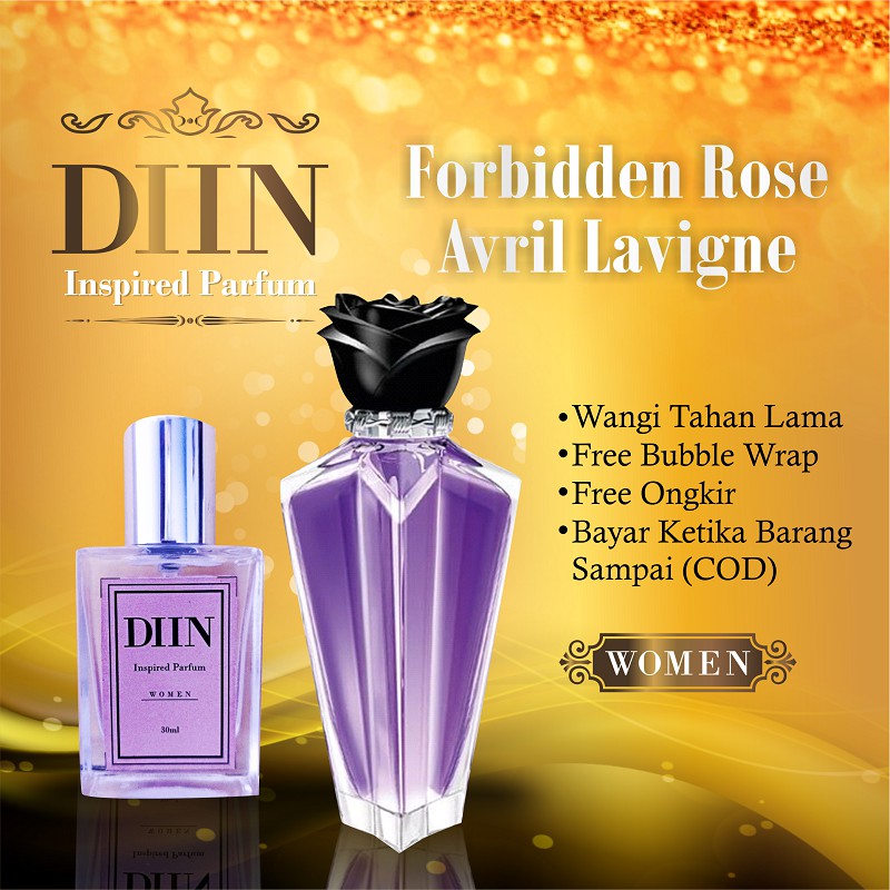 Pafrum Wanita Tahan Lama Forbidden Rose Avril Lavigne Parfume Farfum Minyak  Wangi Tahan Lama Pria