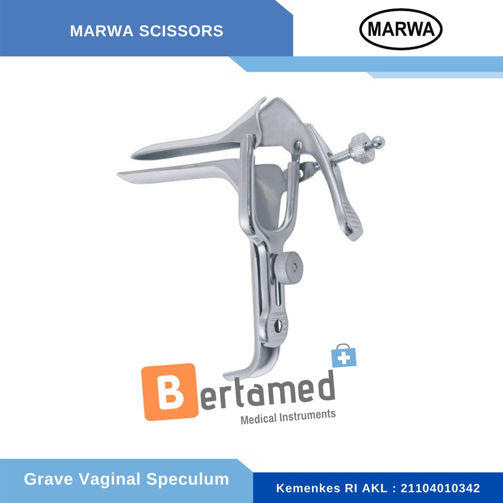 Jual GRAVE Speculum / Specula / Cocor Bebek Stainless Steel / Spekulum