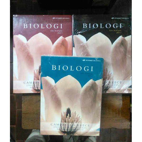 Jual Paket 3 Buku Biologi Jilid 1,2,3 Edisi 8 - Campbell-Reece | Shopee ...