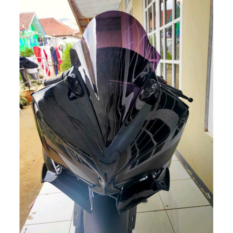 Jual Topeng R15 plus winglet R15 v2 Hitam | Shopee Indonesia