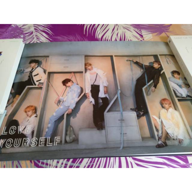 Jual Official Poster BTS Love Yourself: Answer ver E | Shopee Indonesia