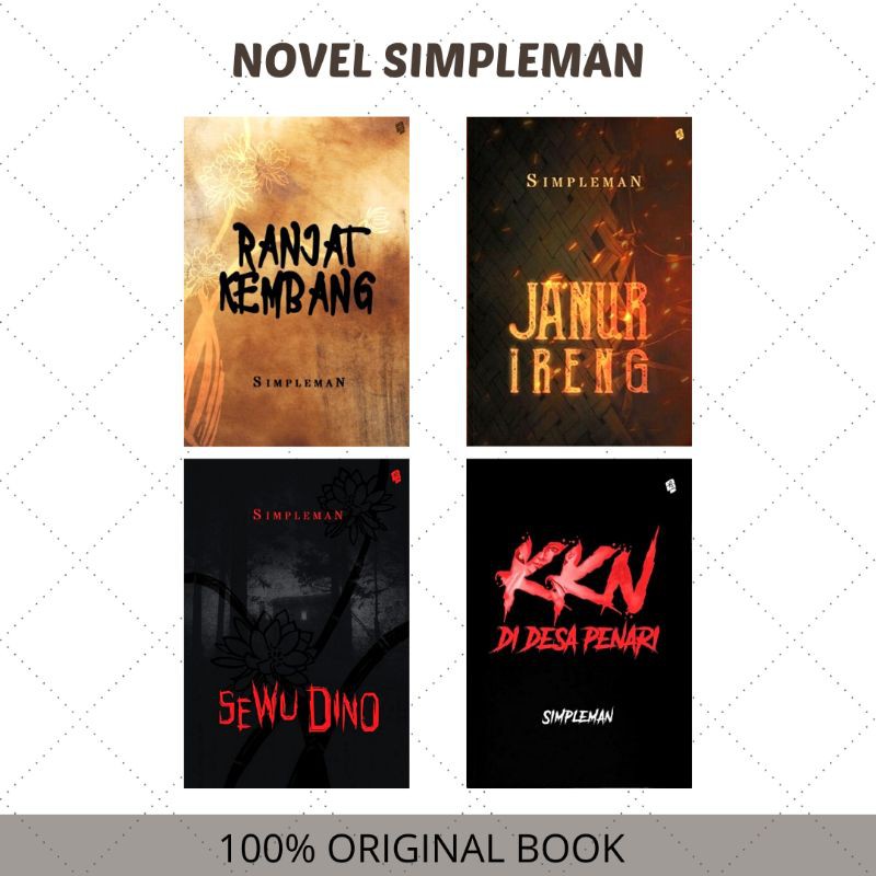 Jual Buku Novel Horor Simpleman; Ranjat Kembang, Janur Ireng, Sewu Dino