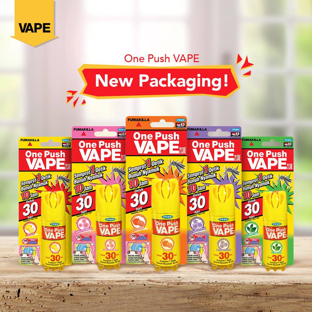Jual One Push Vape 30 Hari 10ml ( 6 Varian ) | Shopee Indonesia