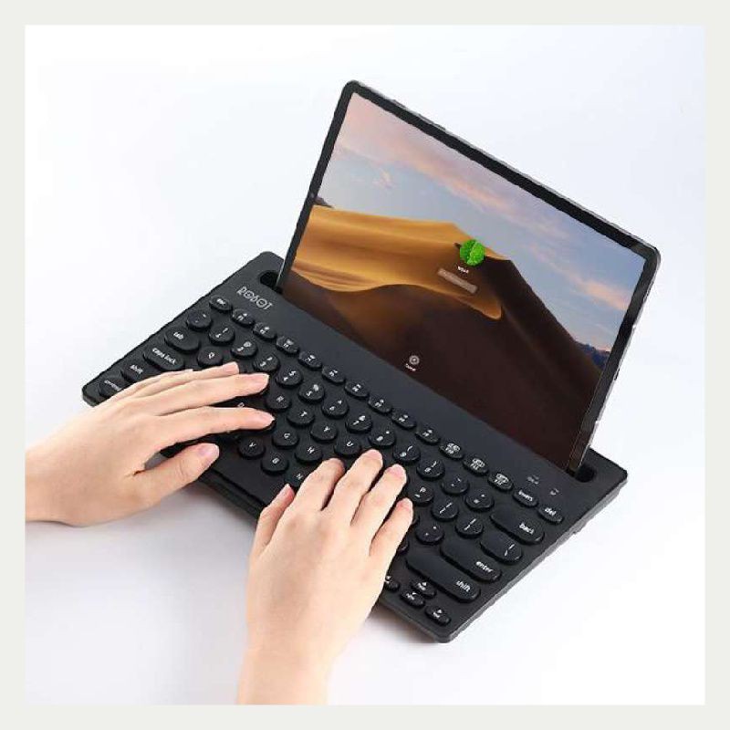 Jual Keyboard Bluetooth ROBOT KB 10 Multi Device | Shopee Indonesia