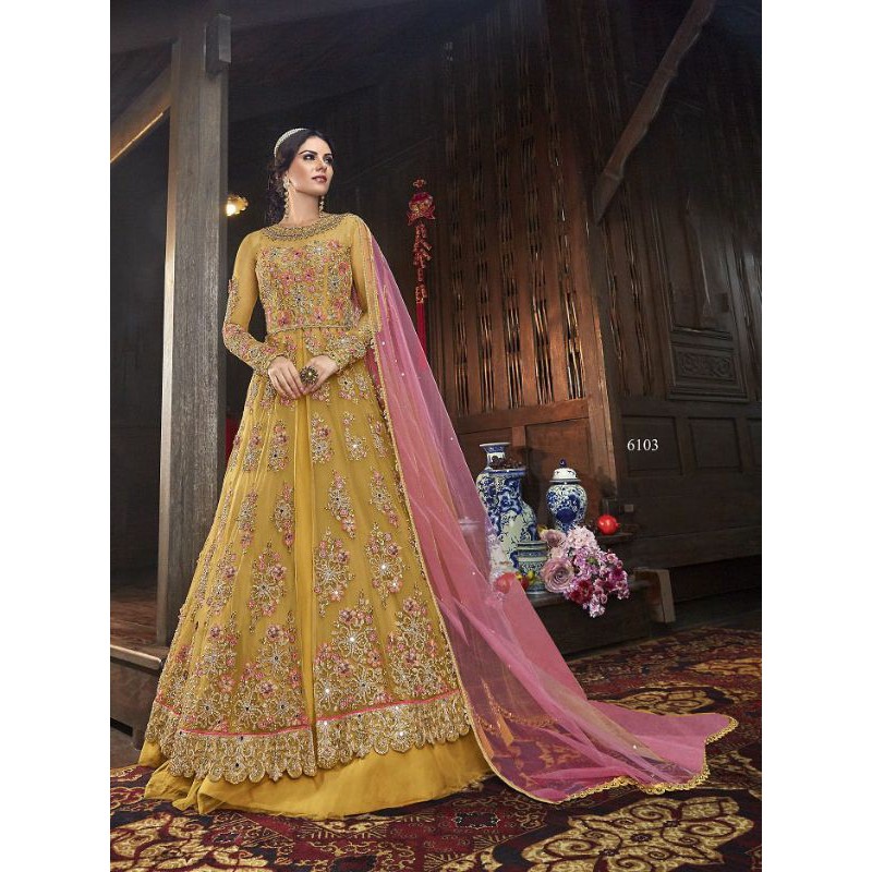 Gaun anarkali best sale