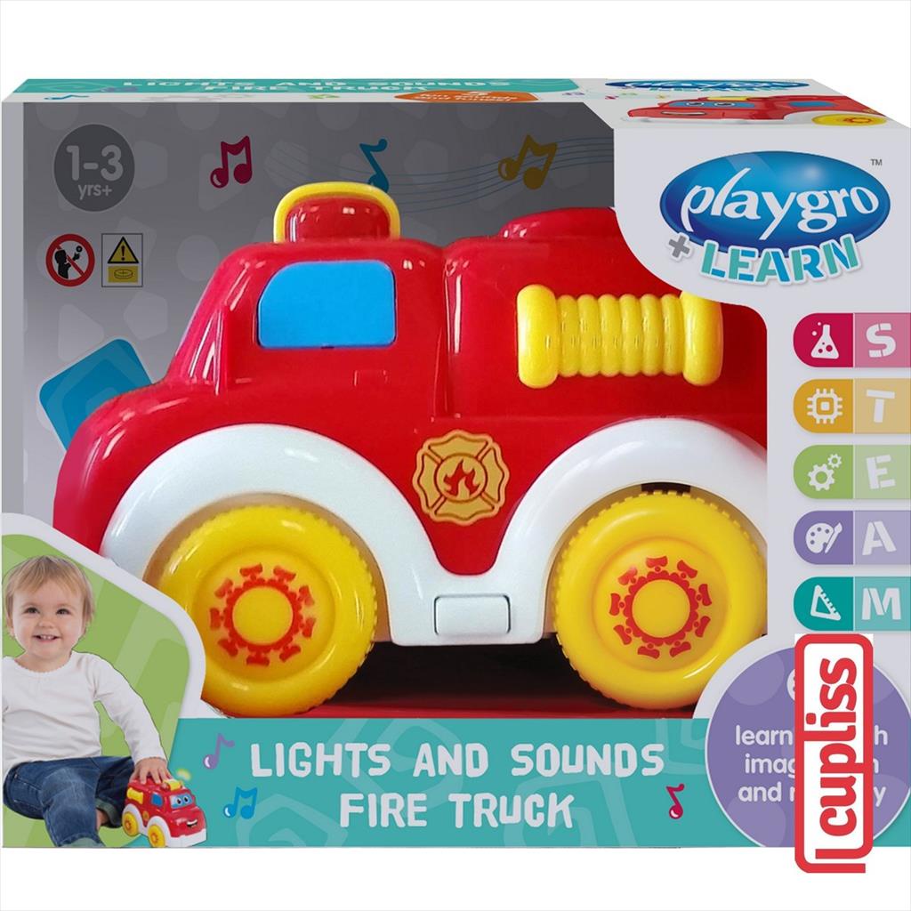 Jual Playgro Jerry Class 112858 Light Sound Fire Truck | Shopee Indonesia