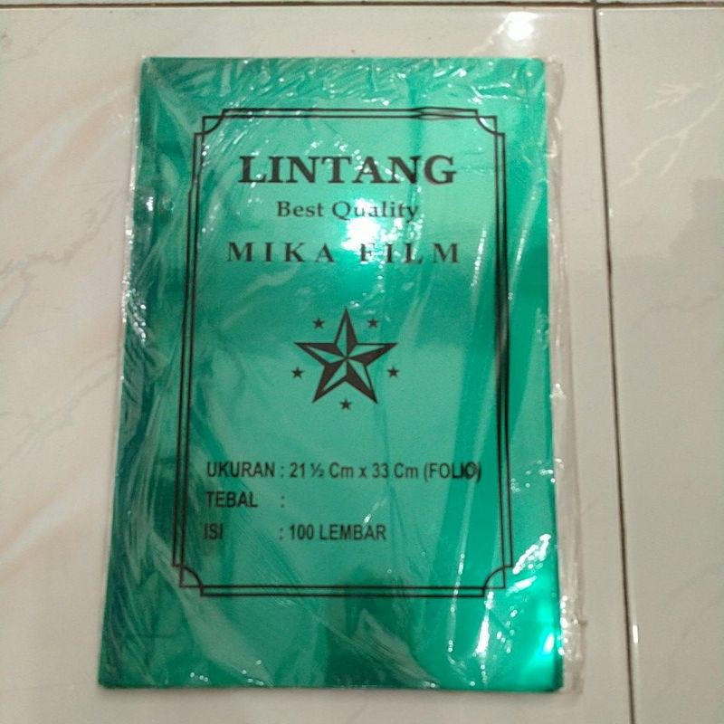 Jual Plastik mika film cover Lintang jilid buku atau lainnya 0,07 ...