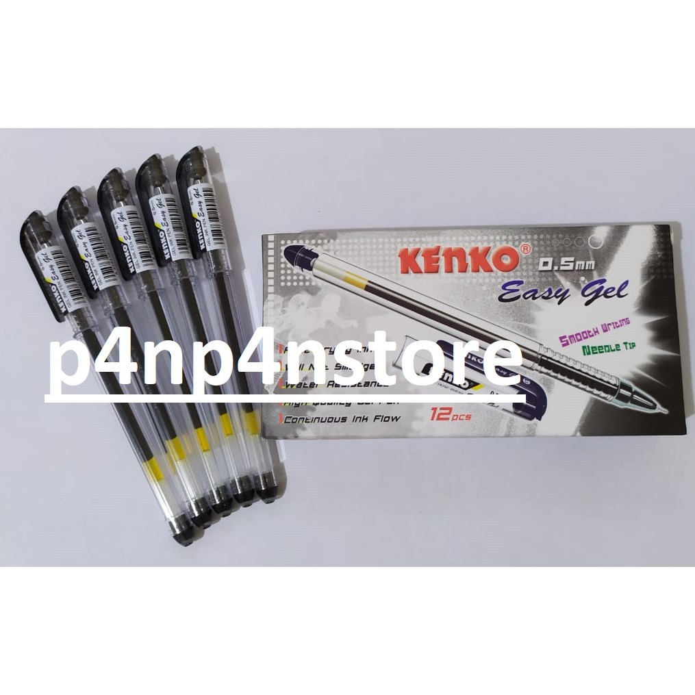 Jual Pen Kenko Easy Gel Mm Black Pen Kenko Easy Gel Warna Hitam Mm Shopee Indonesia