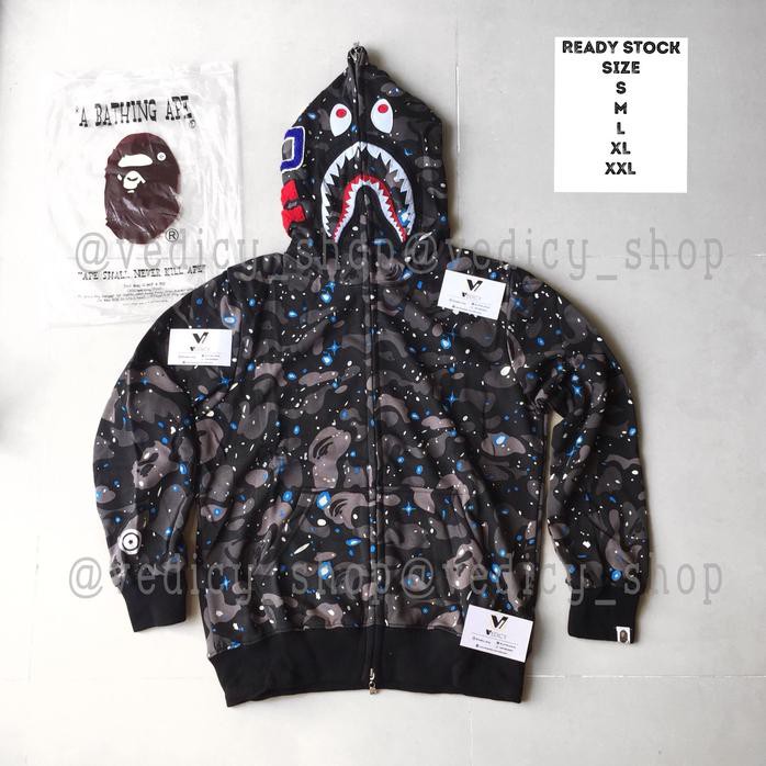 Hoodie bape galaxy hotsell