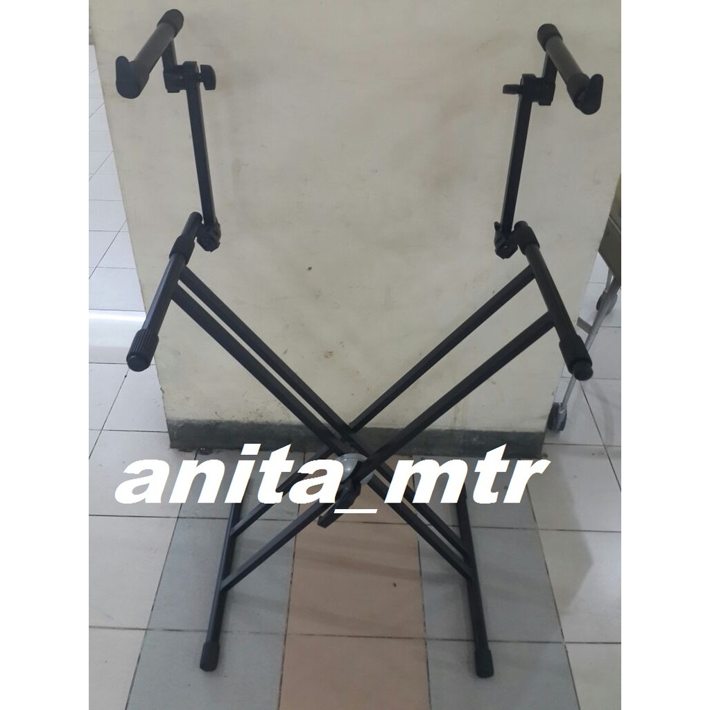 Jual Stand Keyboard DOUBLE CROSS 2 SUSUN Shopee Indonesia