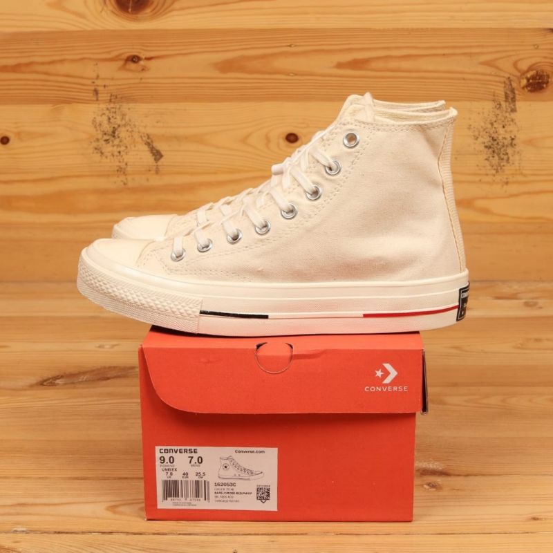 Jual Sepatu Converse Chuck Taylor All Star 70s Heritage Court High Barely Rose Red Navy Shopee Indonesia