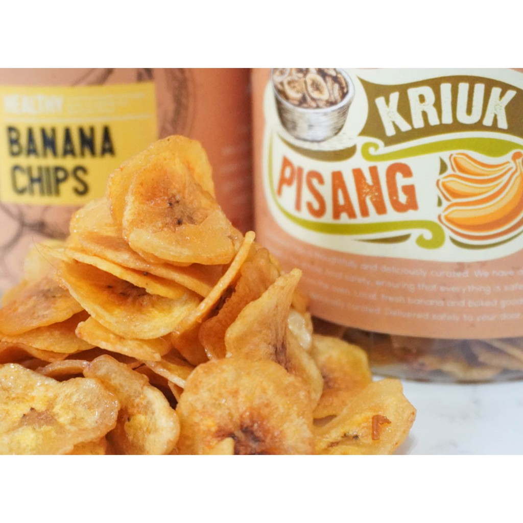 Jual Keripik Pisang Kriuk Rasa Karamel Jar Kripik Banana Chips Liebe Rasa Caramel Kemasan Jar