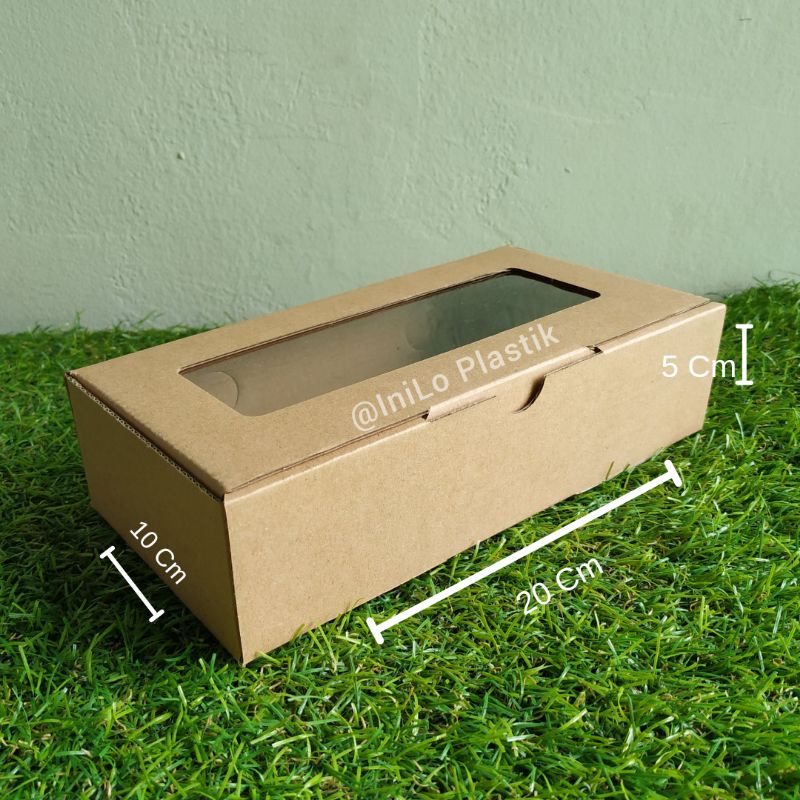 Jual @10pcs Kotak Kue Window / Dus Roti / Cake Box / Box CB Kaca ...