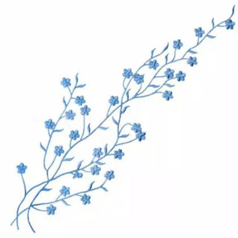 Jual Patch Sakura 47cm/Patch Bunga/Patch Bordir/Aplikasi Baju | Shopee ...