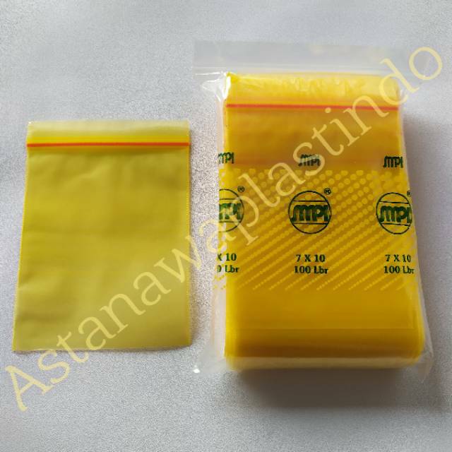 Jual Plastik Klip 7x10 100 Lbr 7 X 10 Cm Smpi 10x7 Ziplock Zipper Kuning Polos Shopee Indonesia 6857