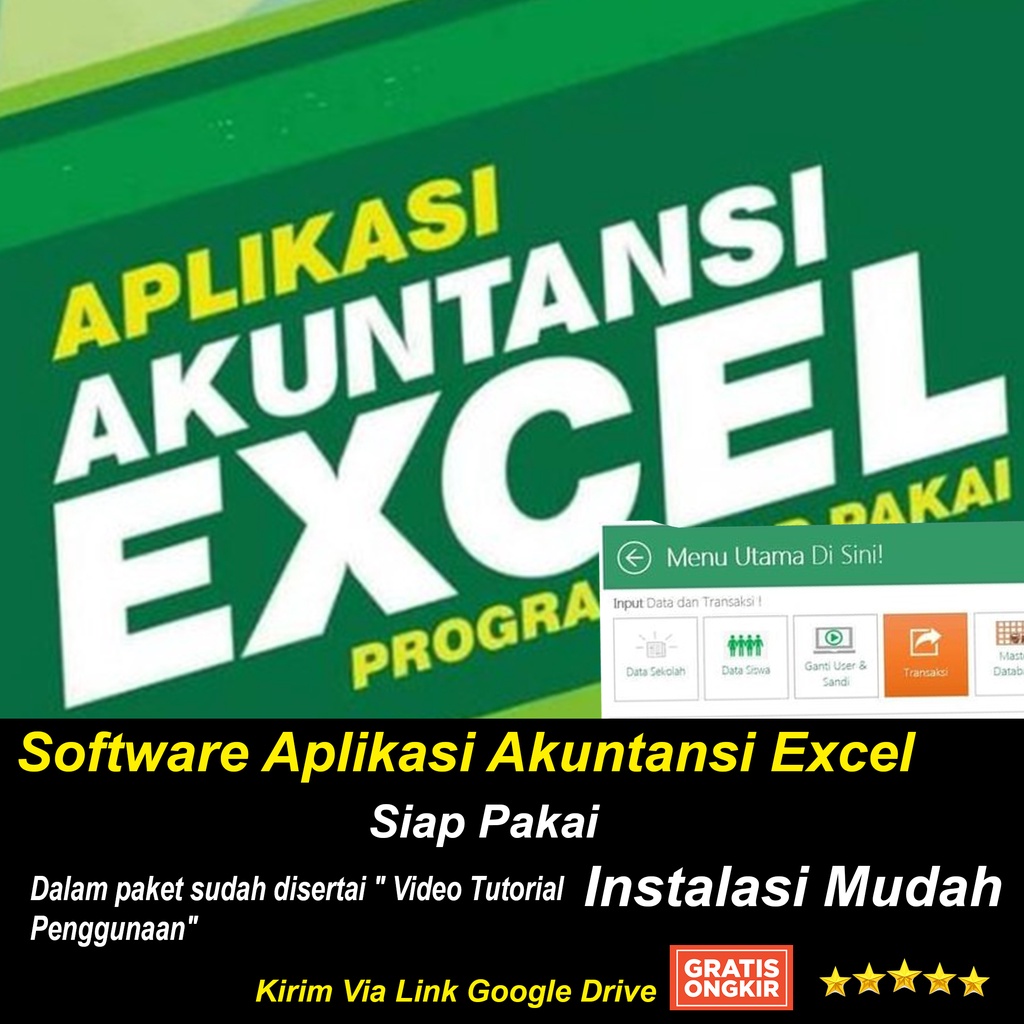 Jual Software Aplikasi Akuntansi Excel Siap Pakai | Shopee Indonesia