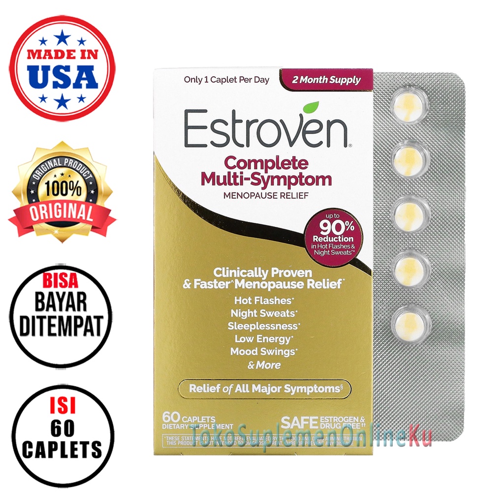 Jual Estroven Complete Menopause Relief 60 Caplets | Menopause - Peri ...