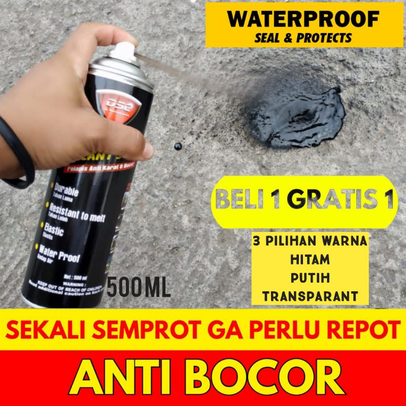 Jual Semprot anti bocor atap rumah /rubber sealant waterproof/penambal ...