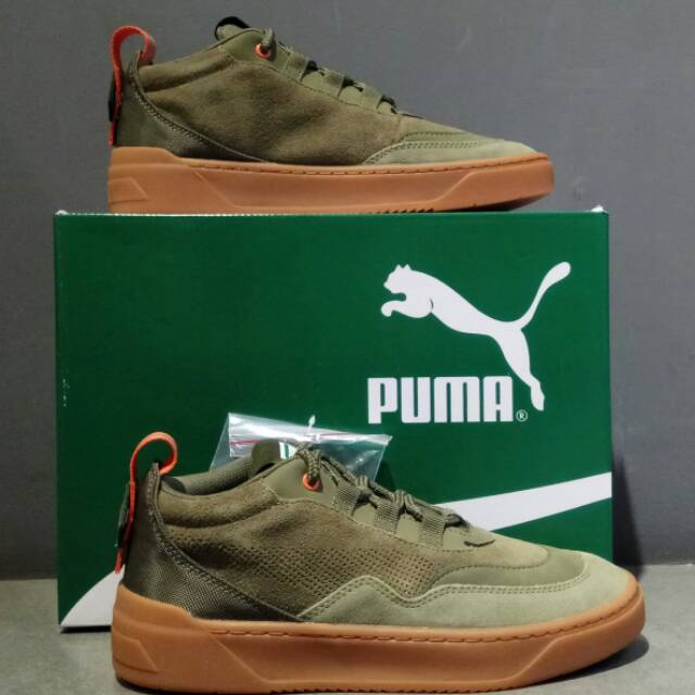 Puma cali zero 2025 demi army green sneakers