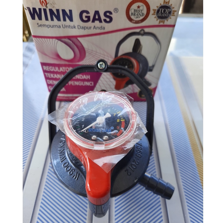 Jual Original Winn Gas Regulator Lpg Double Lock Tekanan Rendah W M Shopee Indonesia