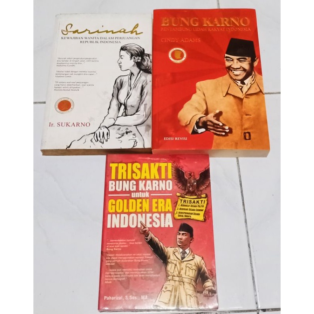 Jual Buku Bung Karno Sukarno Sarinah Trisakti Penyambung