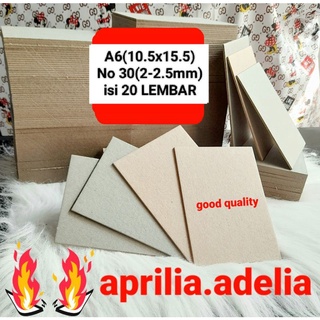 Jual kertas karton board hard paper A5 tebal 1.5 mm kuning coklat - Kota  Cimahi - Damai-tbk