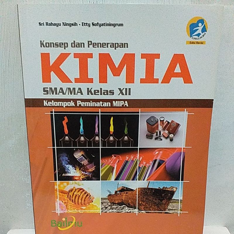 Jual Buku Siswa Konsep Dan Penerapan KIMIA SMA/MA Kelas XII Bailmu ...