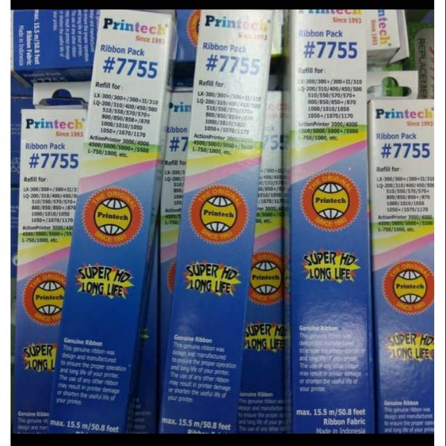 Jual Pita Refill Printech 7755 / 8758 for LX 300 LQ 310 LX 310 LQ 300 ...