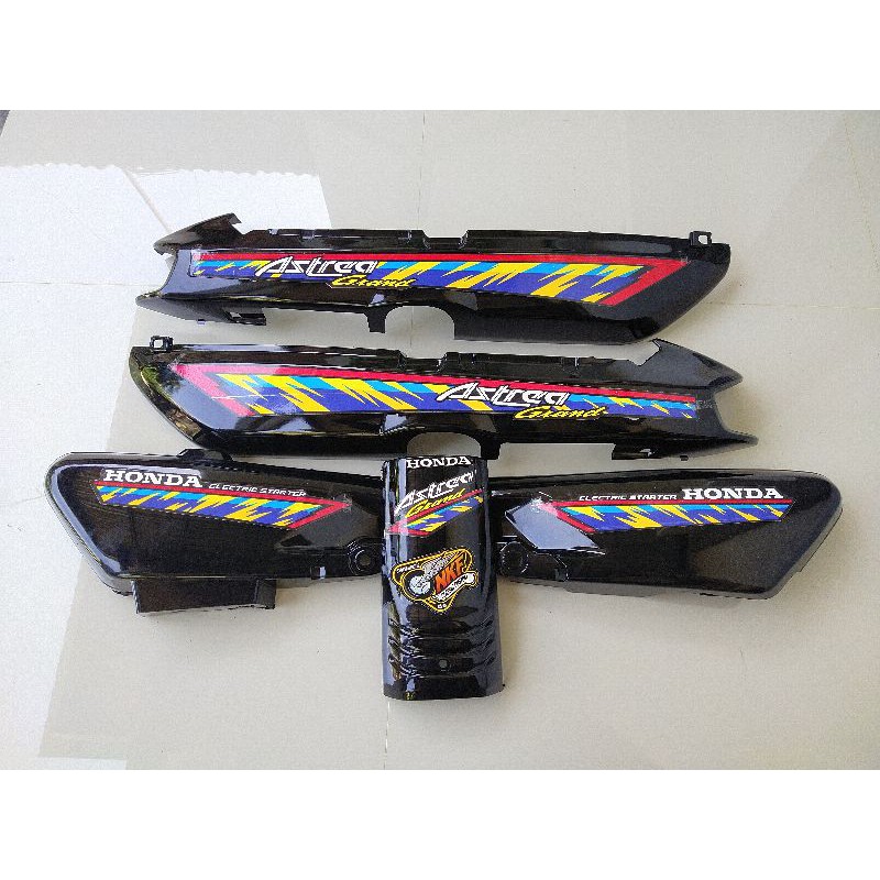 Jual Paket Cover Body Honda Astrea Grand Bulus Striping Custom Shopee Indonesia