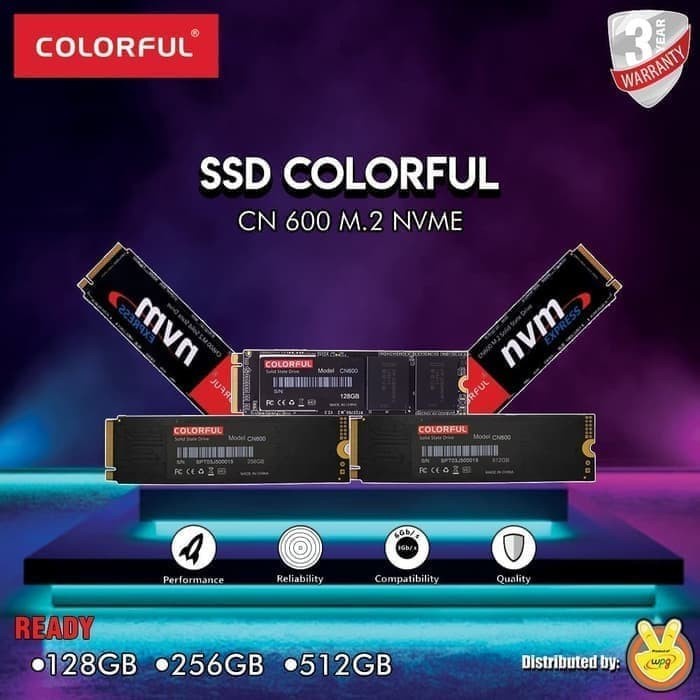 Jual SSD COLORFUL CN600 M.2 NVME 128GB | 256GB | 512GB | 1TB -GARANSI ...