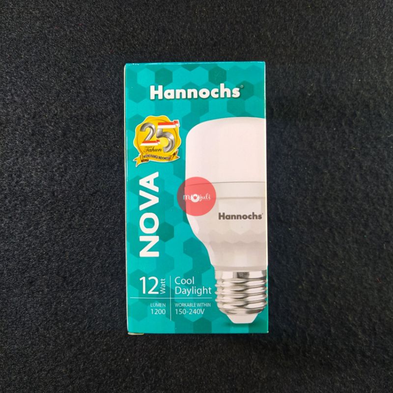 Jual Lampu LED Hannochs Nova 12 Watt Cahaya Putih | Shopee Indonesia