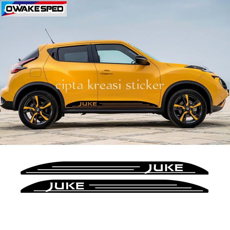 Jual sticker mobil Nissan Juke stiker list body samping mobil Nissan ...
