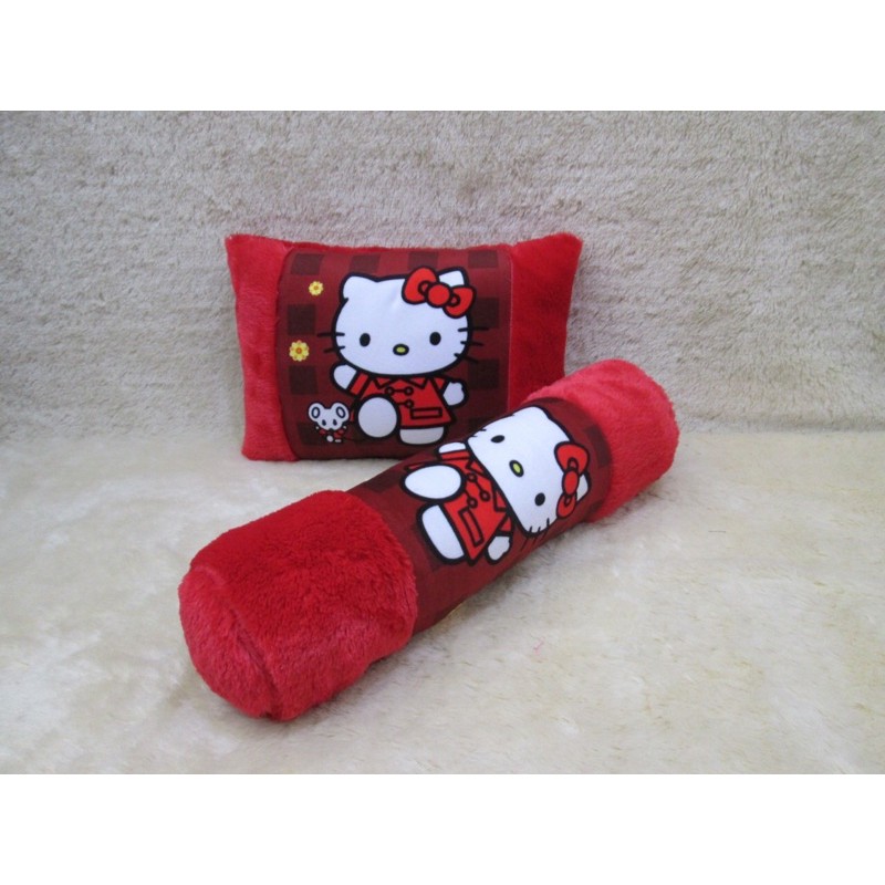 Jual Bantal Guling Hello Kitty, Bantal Set Baby Print Hello Kitty - HK ...