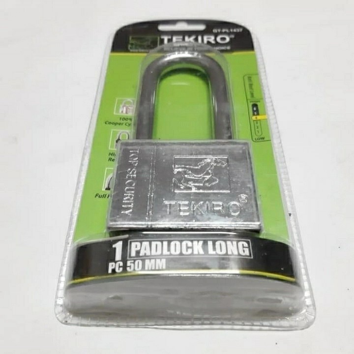 Jual Tekiro Gembok Leher Panjang 50mm Padlock Long Square 50 Mm